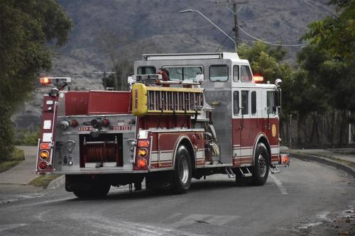 Llegada desde San Antonio de nuevo carro Pierce -14 de junio 2019- (Fotos 123 FSB)